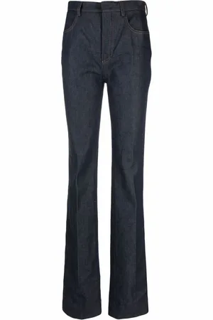 Saint Laurent Højtaljede bootcut-jeans