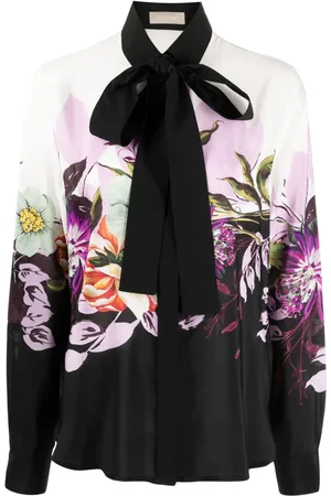 Elie saab Skjorte med blomstertryk