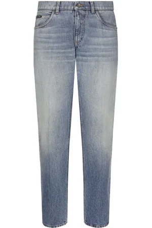 Dolce & Gabbana Stenvaskede jeans med lige ben