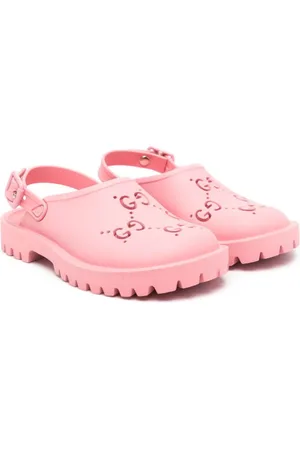 Gucci GG Supreme sandaler med udskæringsdetalje
