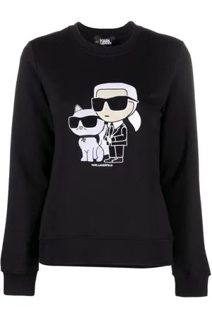 Karl Lagerfeld Ikon sweatshirt i økologisk bomuld