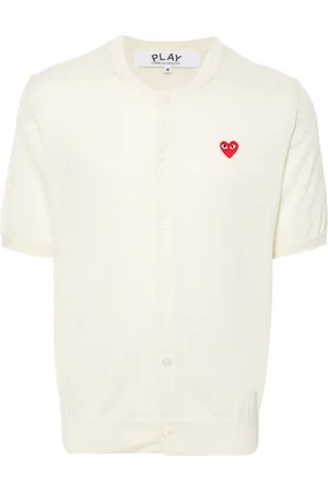 Comme des Garçons Cardigan med hjertemærke