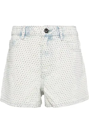 Self-Portrait Shorts med rhinsten