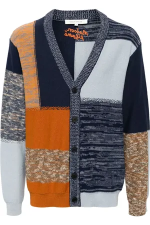 Maison Kitsuné Strikket cardigan med V-hals