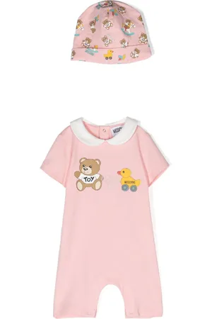 Moschino Babydragtsæt med illustrationstryk (sæt med to)