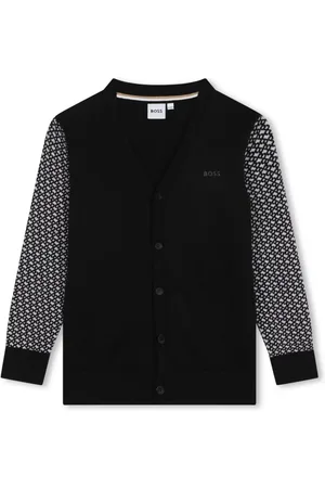 HUGO BOSS Trøje med monogram-jacquard