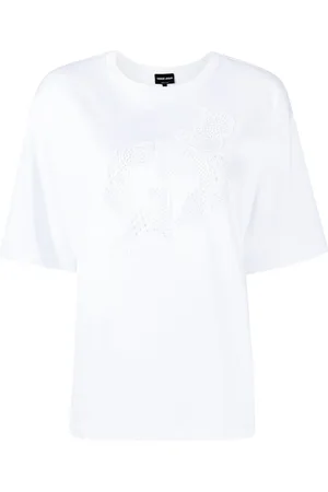 Giorgio Armani T-shirt med logotryk