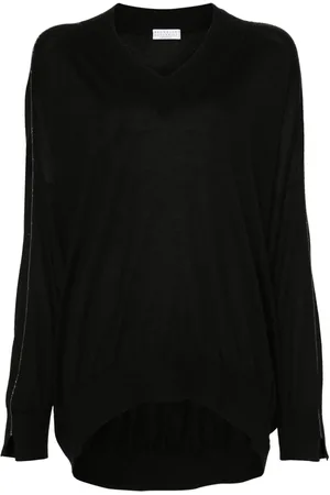 Brunello Cucinelli Monili sweater med kædedetalje