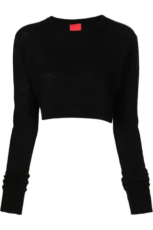 Cashmere In Love Como cropped trøje i kashmir