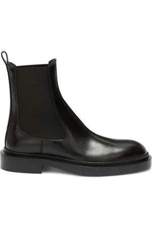 Jil Sander 30mm ankelstøvler i læder