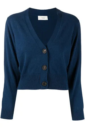 PRINGLE OF SCOTLAND Cropped cardigan med knapper