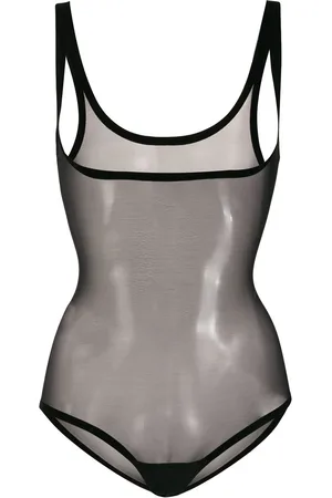 Wolford Tætsiddende body i tyl