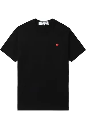 Comme des Garçons T-shirt med logoapplikation