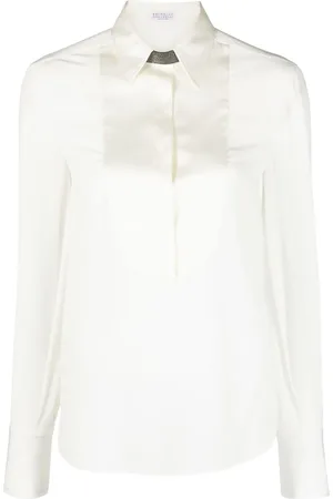 Brunello Cucinelli Monili-udsmykket top