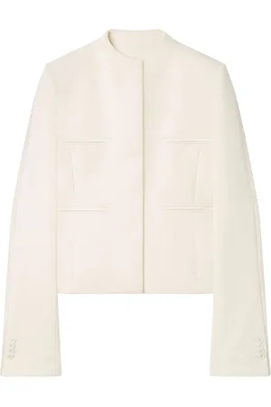 Courrèges Heritage jakke i crepe med skjult lukning