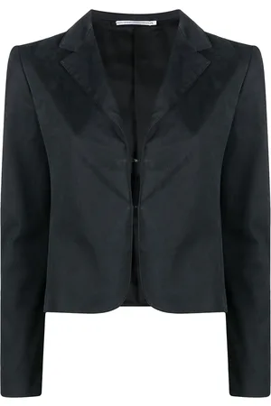 Fendi 1990 cropped enkeltradet jakke