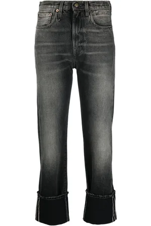 R13 Letvaskede jeans med lige ben