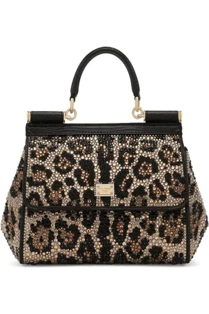 Dolce & Gabbana Lille Sicily tote med krystaludsmykning