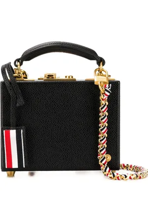 Thom Browne Micro Attaché taske i læder
