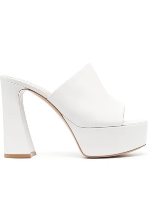 Gianvito Rossi Plateau-mules i læder