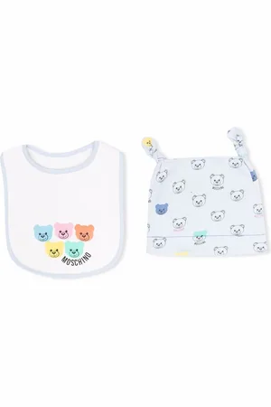 Moschino Hue- og hagesmæksæt med bamse