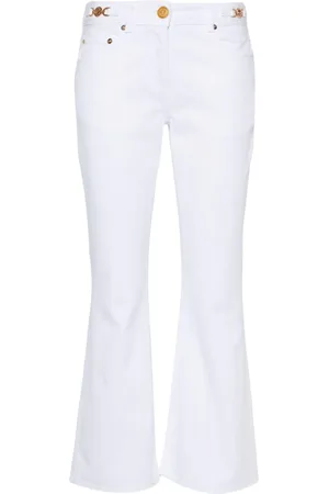 VERSACE Medusa Head jeans med svaj og mellemhøj talje