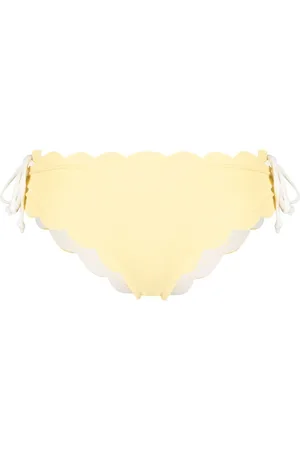 Marysia Spring Tie bikiniunderdel med takket kant