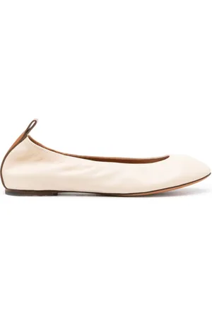 Lanvin Ballerinaer i læder med rund tå