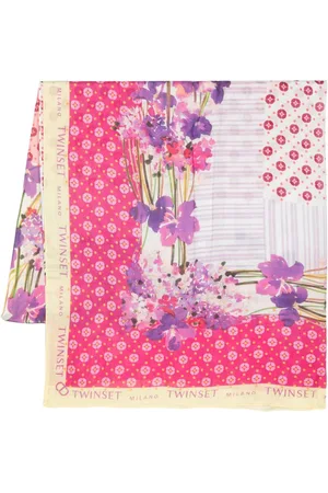 Twin-Set Tørklæde med blomstertryk