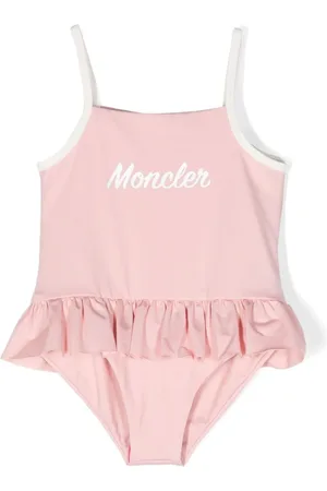 Moncler Badedragt med logotryk og skørtedetalje