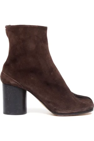 Maison Margiela Tabi 80mm ankelstøvler i ruskind