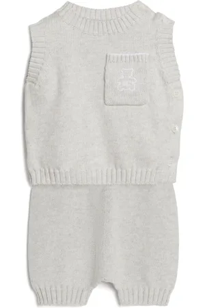 Brunello Cucinelli Strikket vest med broderet logo