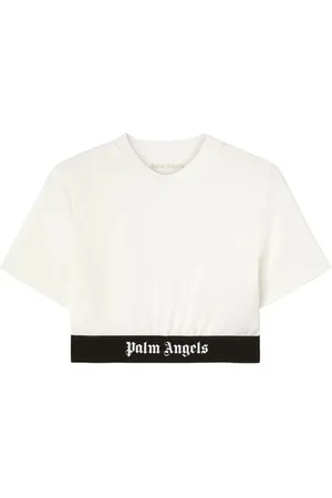 Palm Angels Cropped top med logobånd