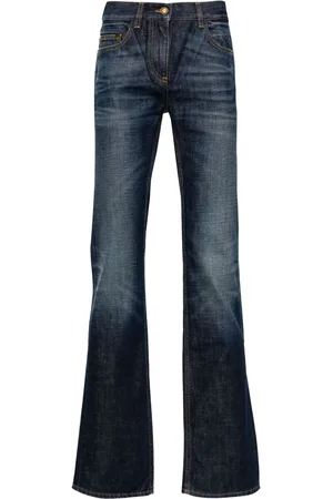 Palm Angels Jeans med lige ben og broderet logo