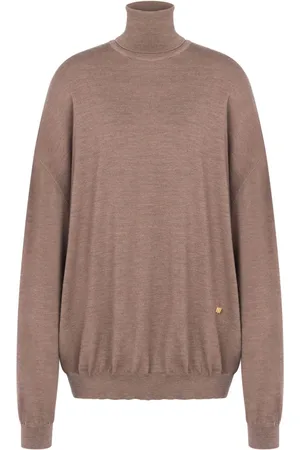Moschino Trøje i jomfruuld med brede ærmer