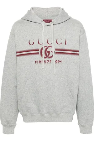 Gucci GG-hættetrøje i meleret bomuld