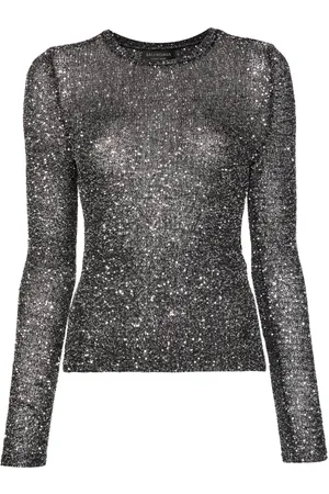 Balenciaga Top med pailletter
