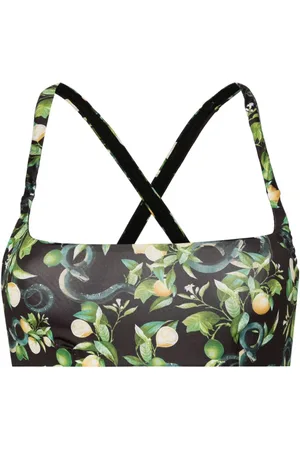 Roberto Cavalli Bikinitop med citron-tryk