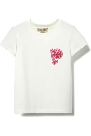 PUCCI Junior T-shirt med Pesci-applikation