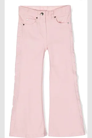 Stella McCartney Jeans med svaj og logoapplikation