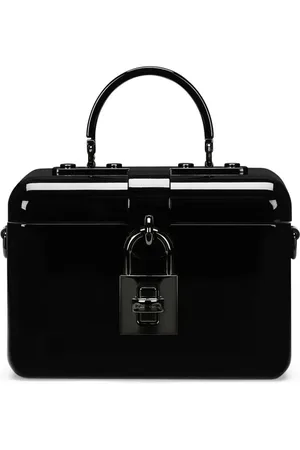 Dolce & Gabbana Tote i læder med foldover-top