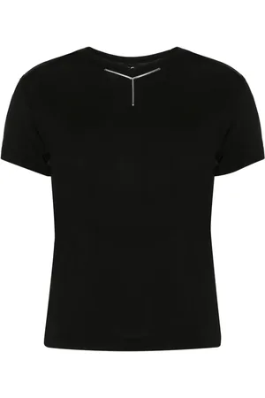 Y / PROJECT T-shirt med logo-applikation