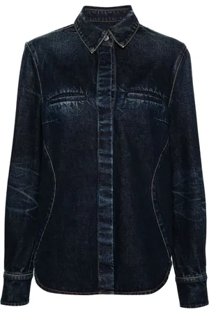 Salvatore Ferragamo Whiskered denimskjorte