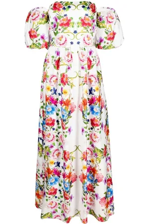 Borgo De Nor Juliet kjole med pufærmer og off-shoulder-snit