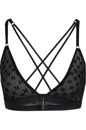 Karl Lagerfeld Bh i mesh med monogram