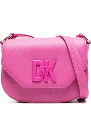 DKNY Mini Seventh Avenue skuldertaske i læder