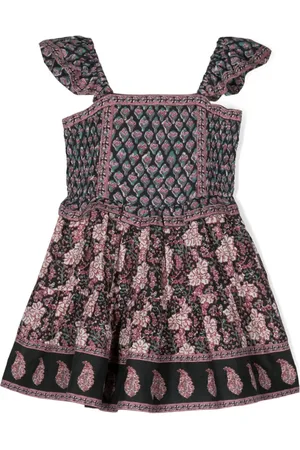 SEA Donna kjole med smock-paneler