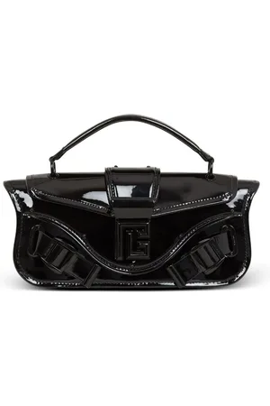 Balmain Blaze clutch i lakeret læder