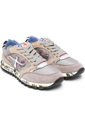 Premiata Sneakers med snøre og paneler