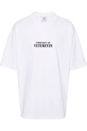 Vetements T-shirt med logotryk